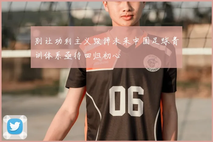 别让功利主义毁掉未来中国足球青训体系亟待回归初心